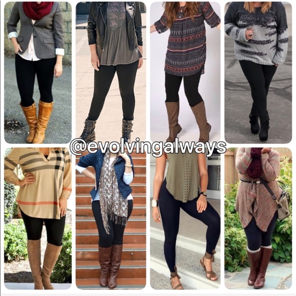 Evolving Always Pants - 🆕Black Leggings For Curvy Sexy Women